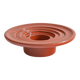 Candle holder or decorative bowl in glazed ceramic, mid-20th century.