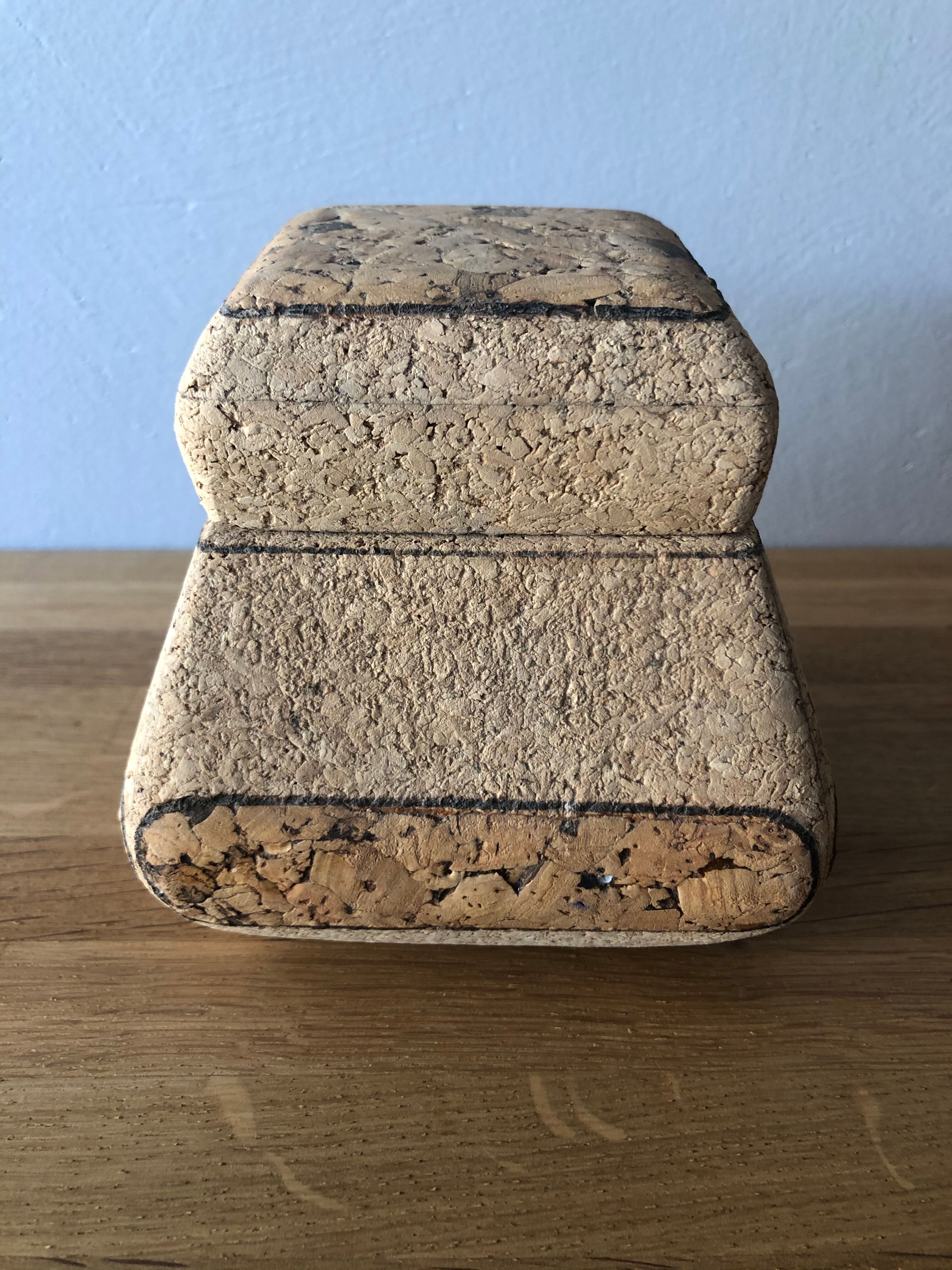 Cork storage box