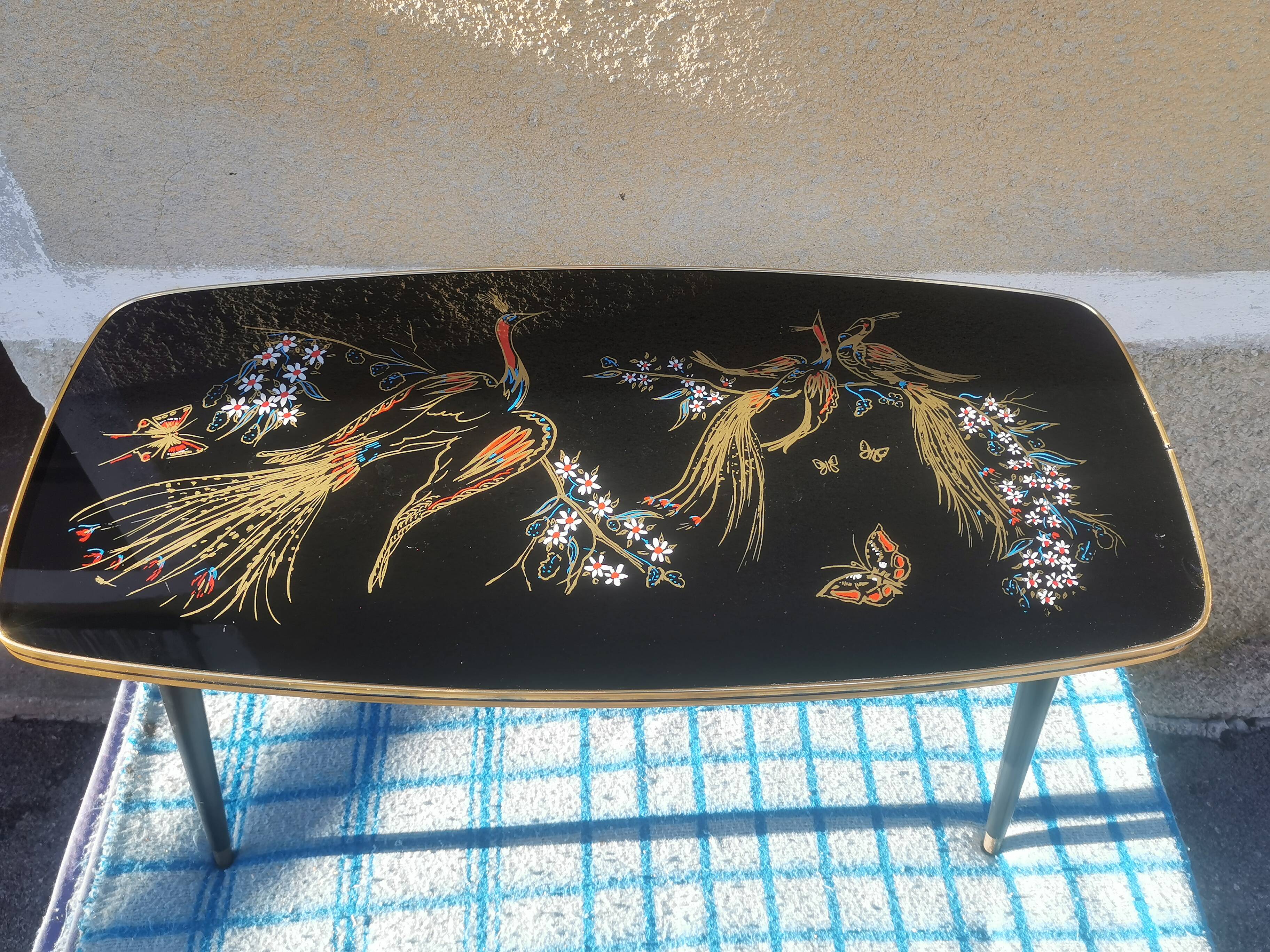 Vintage living room coffee table