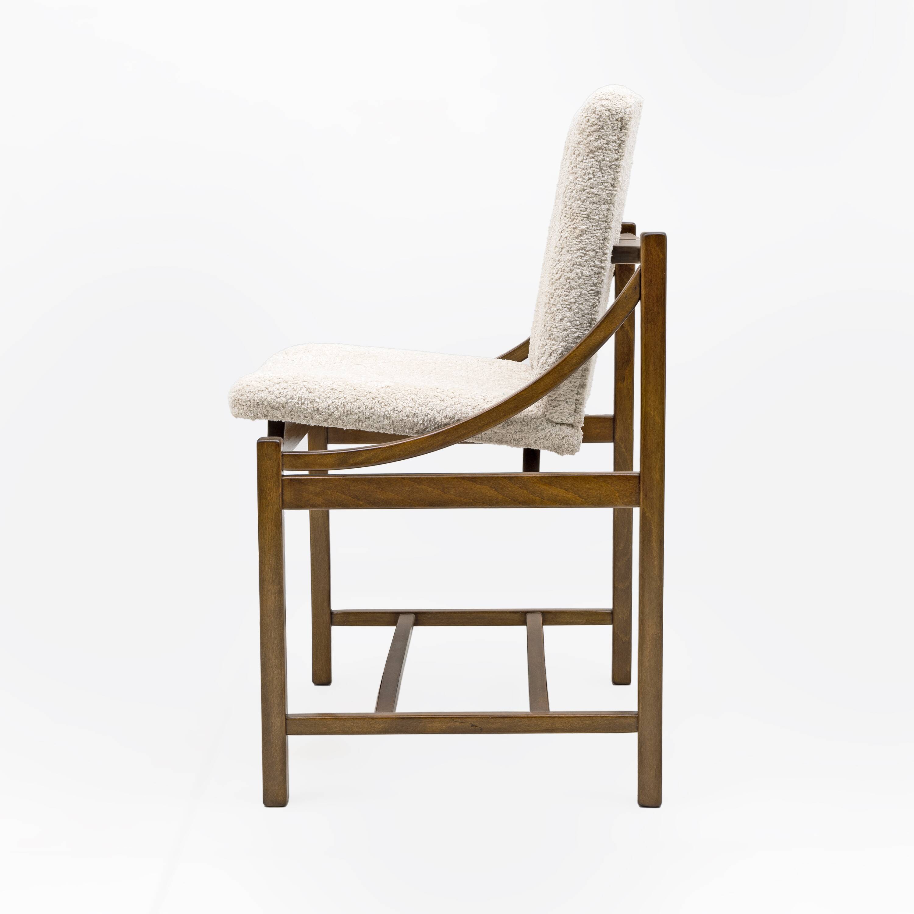 Set of Five Vittorio Rossi Dining Chairs for Lorenzon Italia , 1960s