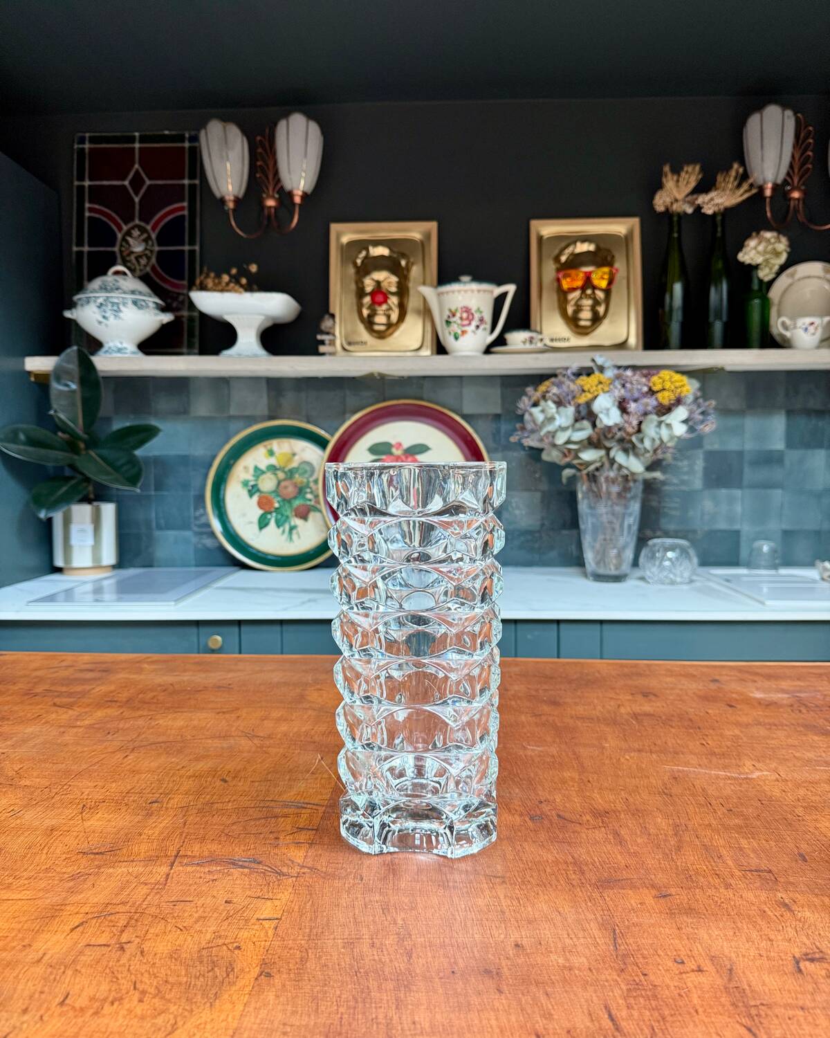 Crystal vase from the 70s
