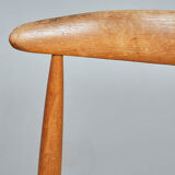 Pair of chairs model 'FH4103', by Hans Wegner Fritz Hansen, Denmark 1960