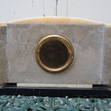 Clock art deco marble bayard