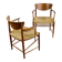Pair of teak armchairs model 317 by Peter Hvidt for Soborg Mobler Denmark