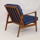 Chair by Stefan de Swarz-dzkie Fabryki Mebli, 1960 blue