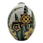 Superbe vase art deco - boch freres keramis d1316