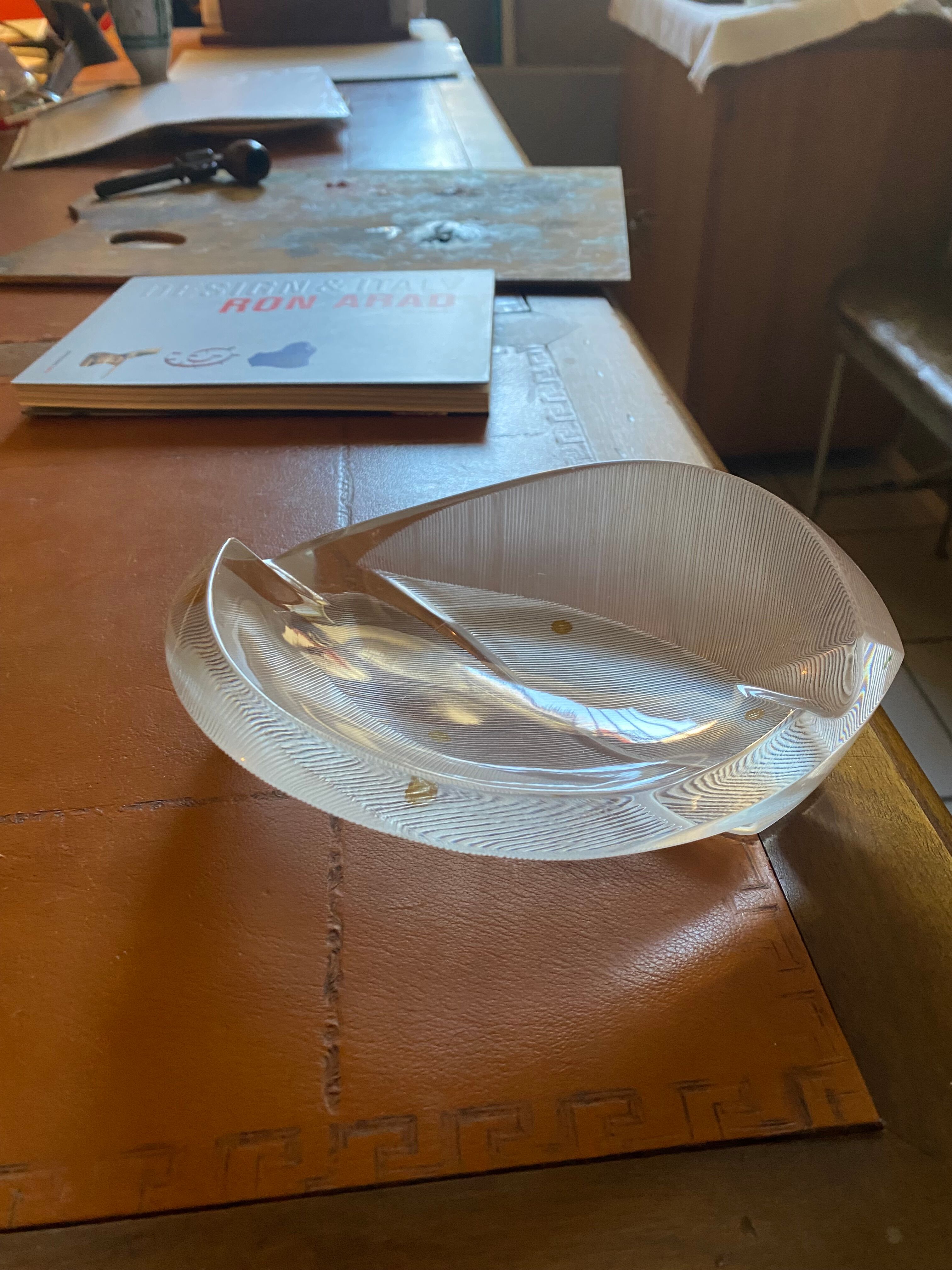 Frosted crystal cut Lalique France