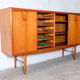 Danish teak highboard by Axel Christensen for ACO Møbler, 1960s