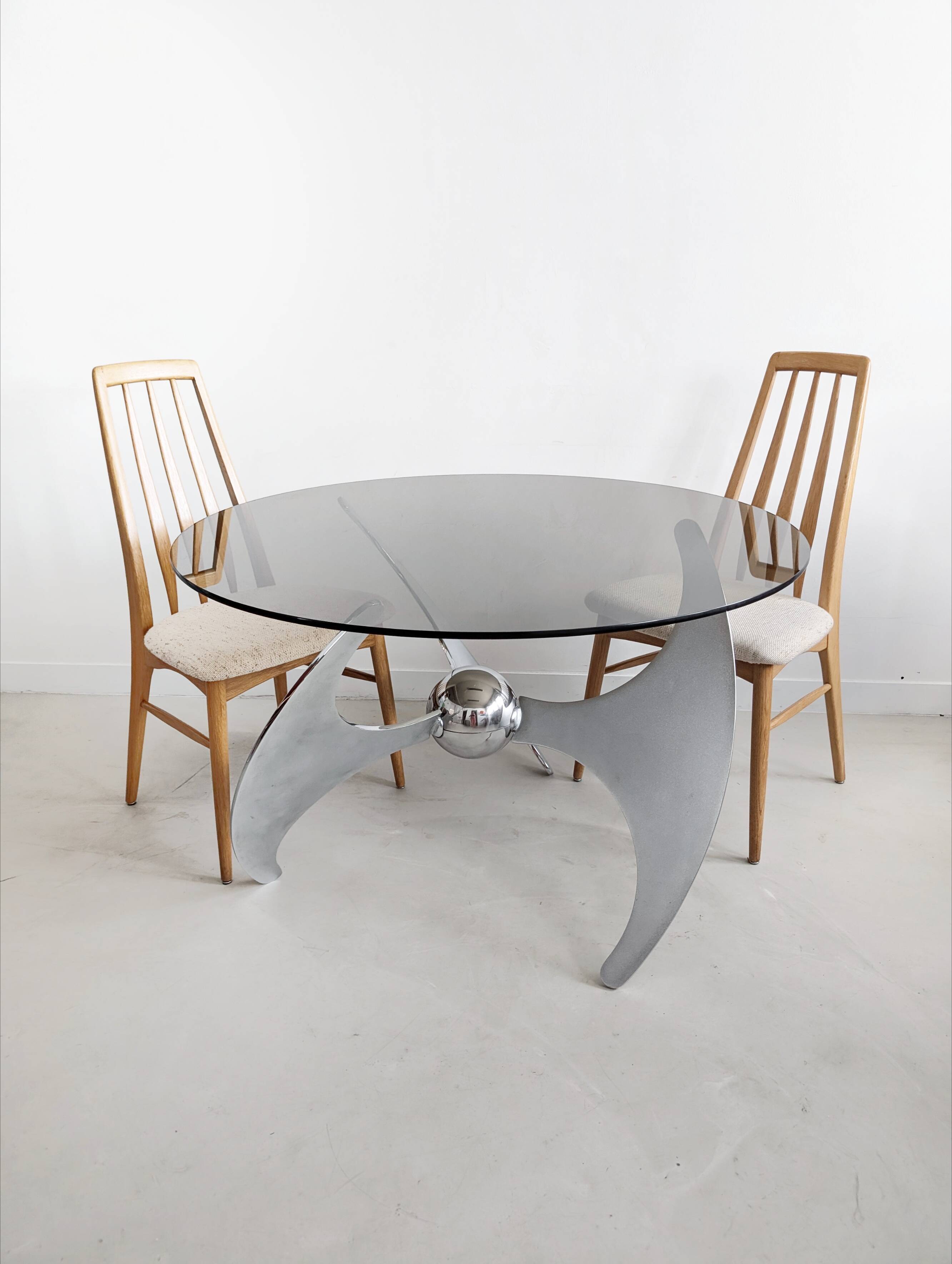 Adjustable Dining/Coffee Table by Luciano Campanini for Cama 1970s