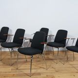 Danish Conference Armchairs, Cube Design, 2010s, Set of 6