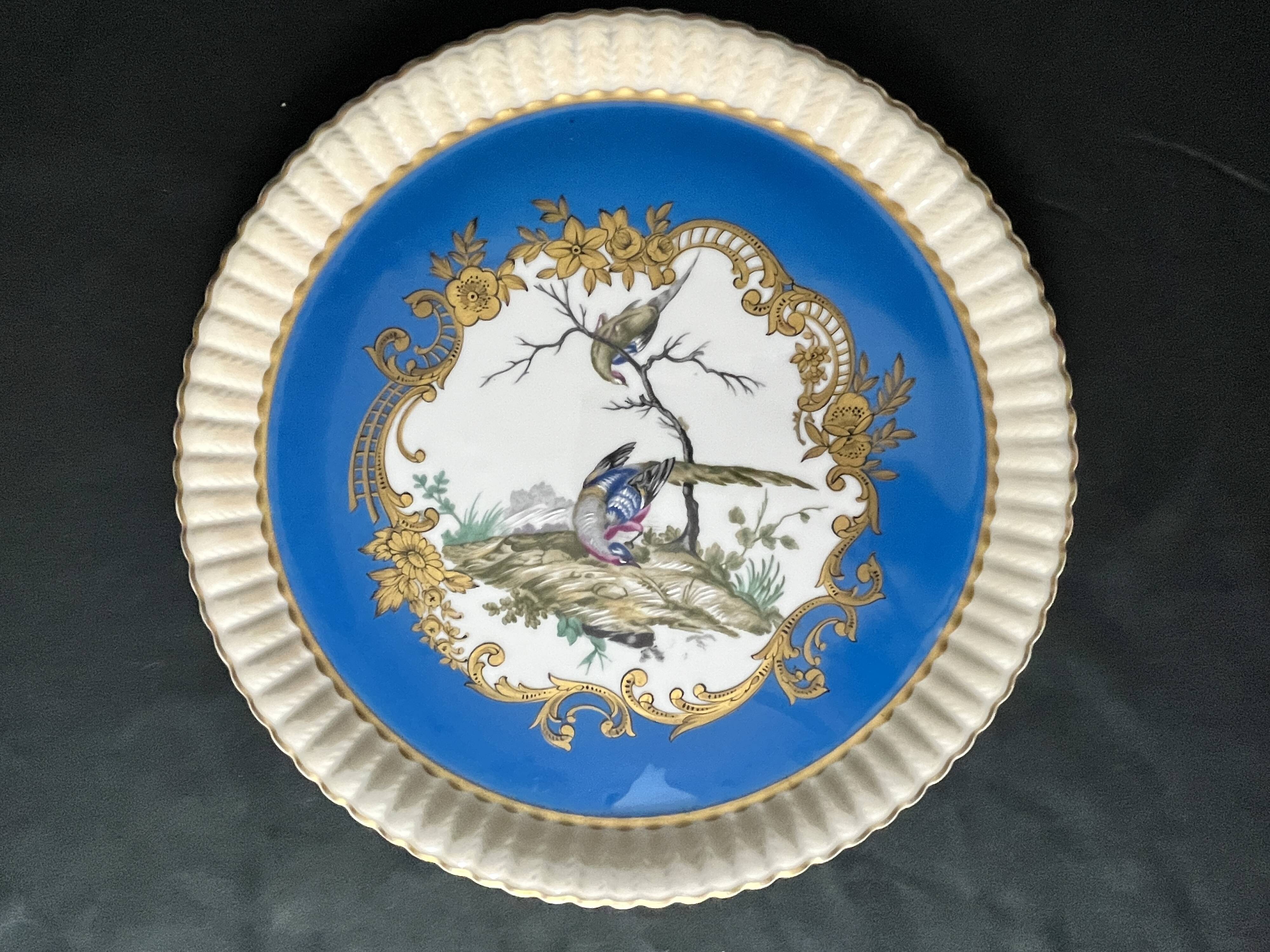 Limoges, Bernardaud polychrome porcelain tray, 20th century