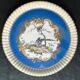 Limoges, plateau en porcelaine polychrome Bernardaud XXème