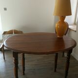 Oval table style Louis Philippe expandable 12 seats