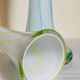 Duo of makora blown glass soliflores (krosno, poland) 1970s