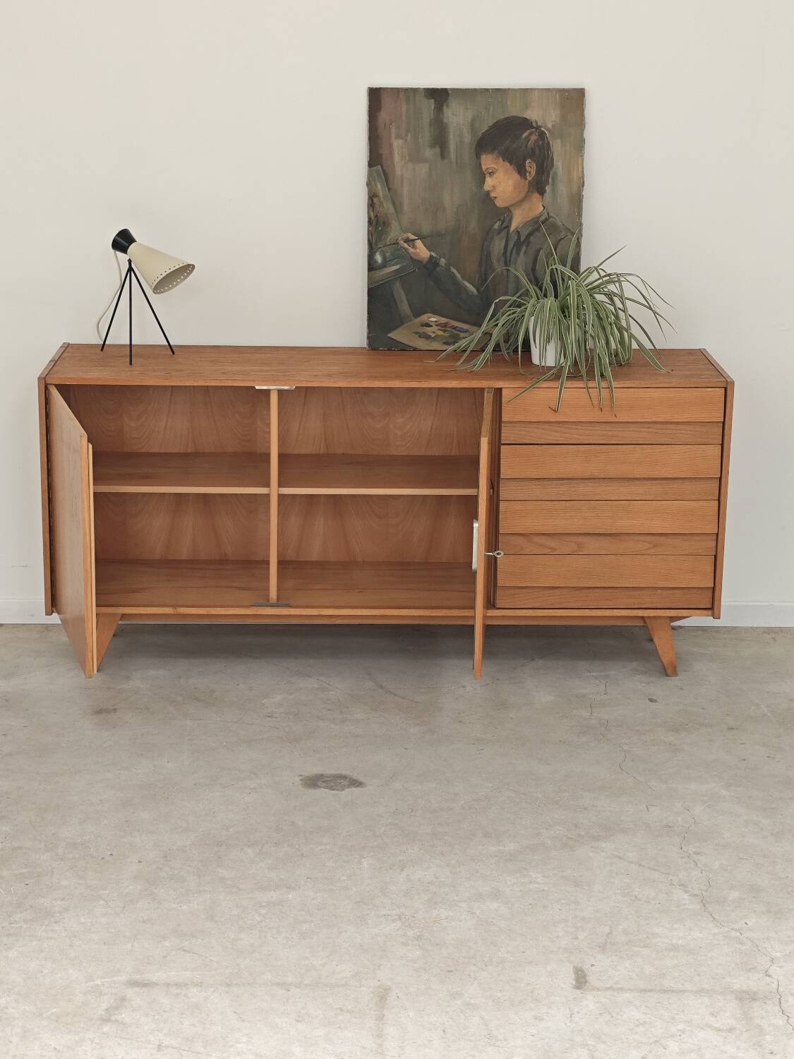 Enfilade U460 wood by Jiri Jiroutek for Intérier Praha