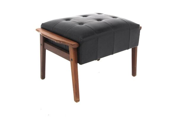 Repose-pied scandinave en teck, Suède, 1960