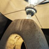 Albert Tormos brutalist stone lamp of Luberon circa 50/70