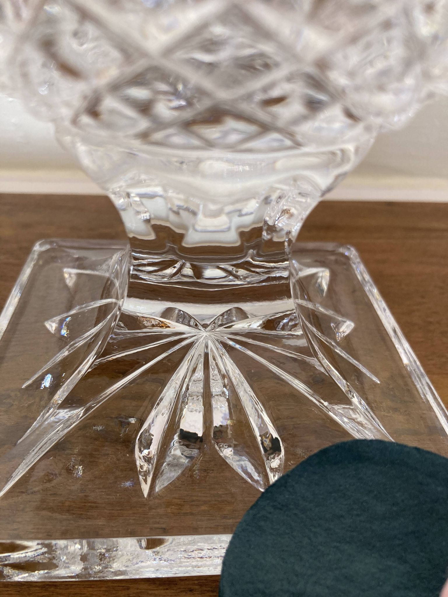 Vase Médicis en cristal H23cm