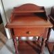 Pair of cherry wood bedside tables