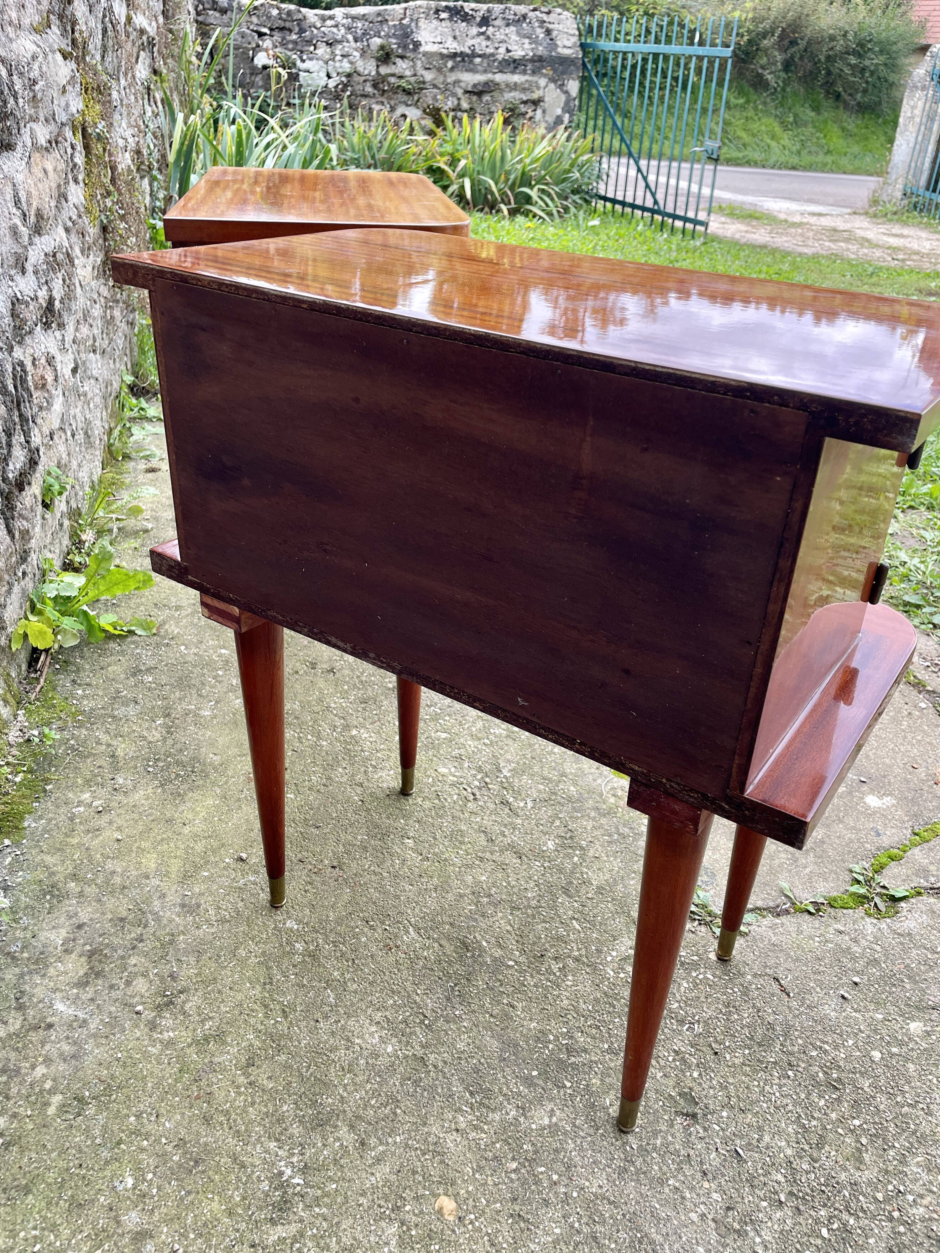 Pair of 1960 bedside tables