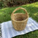 Large handcrafted wicker basket