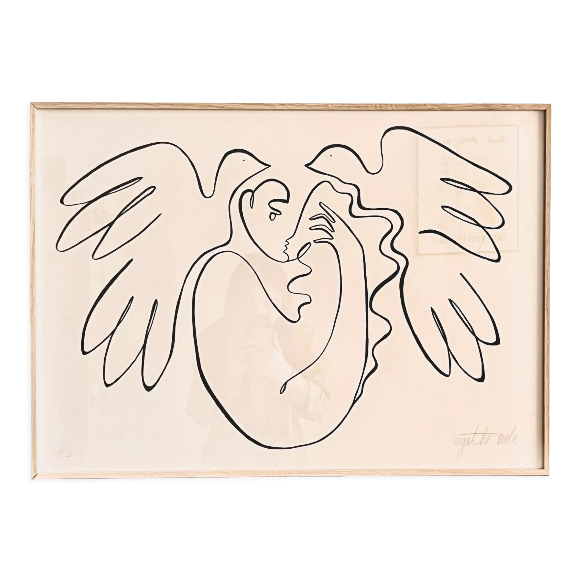 “The sunrise of Héméré”, 2023, format 50 x 70 cm by Atelier Agapé