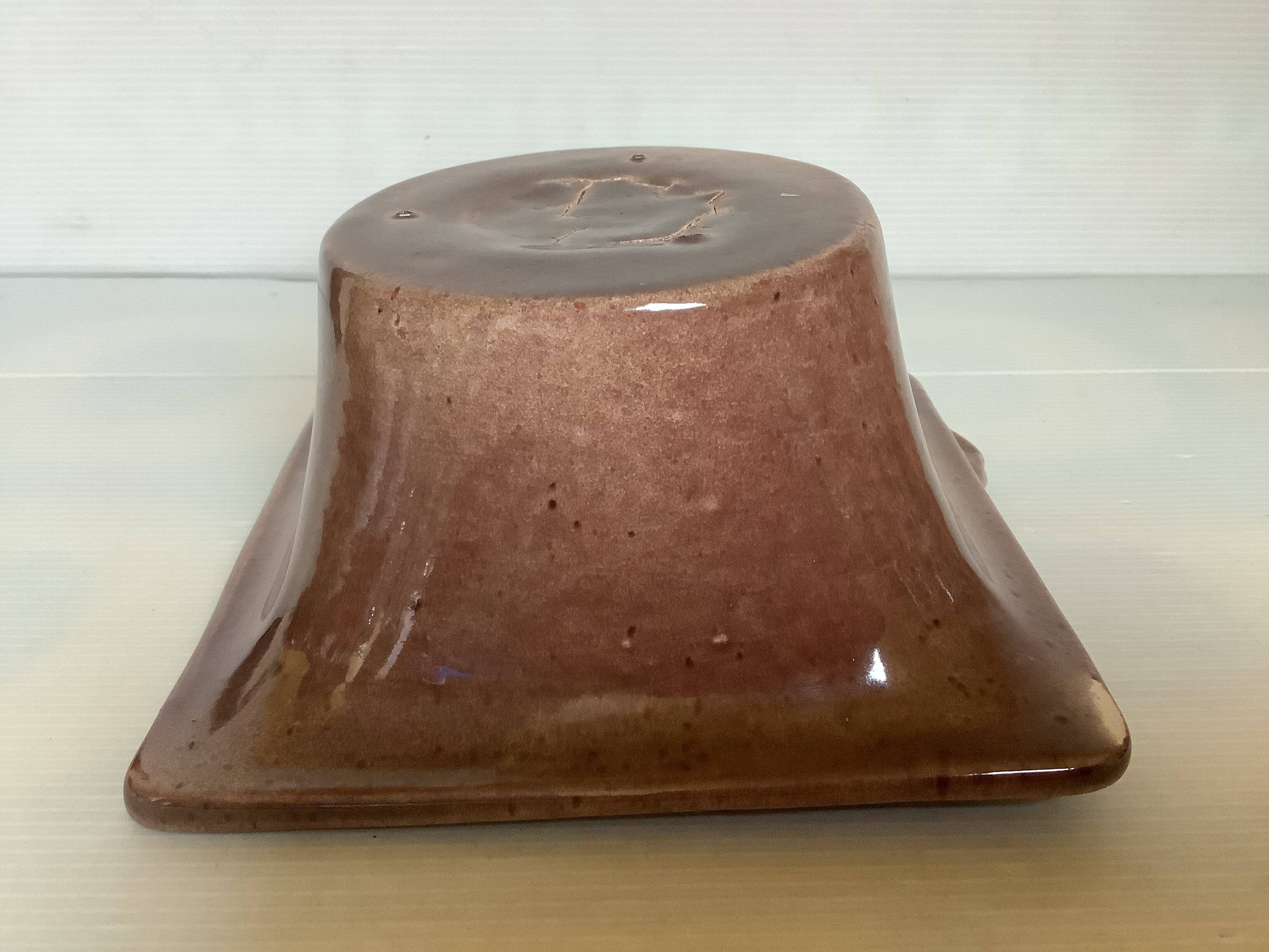 Decorative ceramic tray.