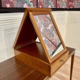 Miroir et rangement design scandinave 1950.