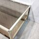 Vintage brass coffee table, mirror and smoked glass
