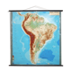 Carte du relief d'Amérique du Sud
