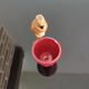 Figurative flowerpot Parrot slip brown blue/green