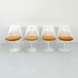Set of 4 Tulip chairs by Eero Saarinen for Knoll, 1970