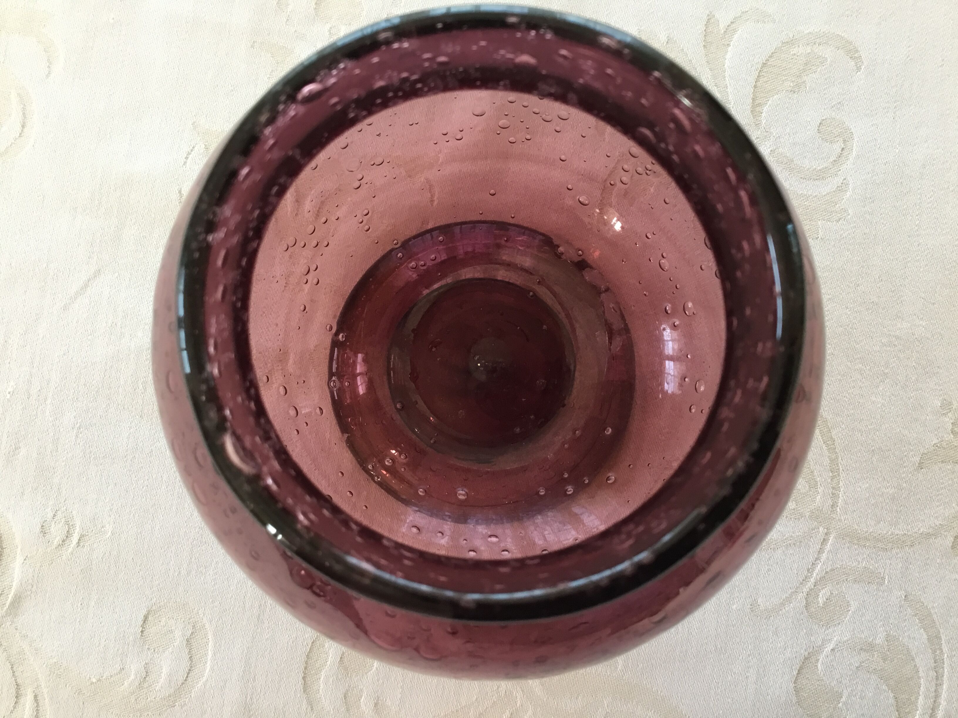 Biot glass photophore