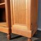 Library cabinet Art Deco columns with godrons