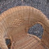 Wicker armchair