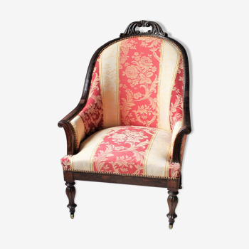 Fauteuil crapaud de style Louis Philippe