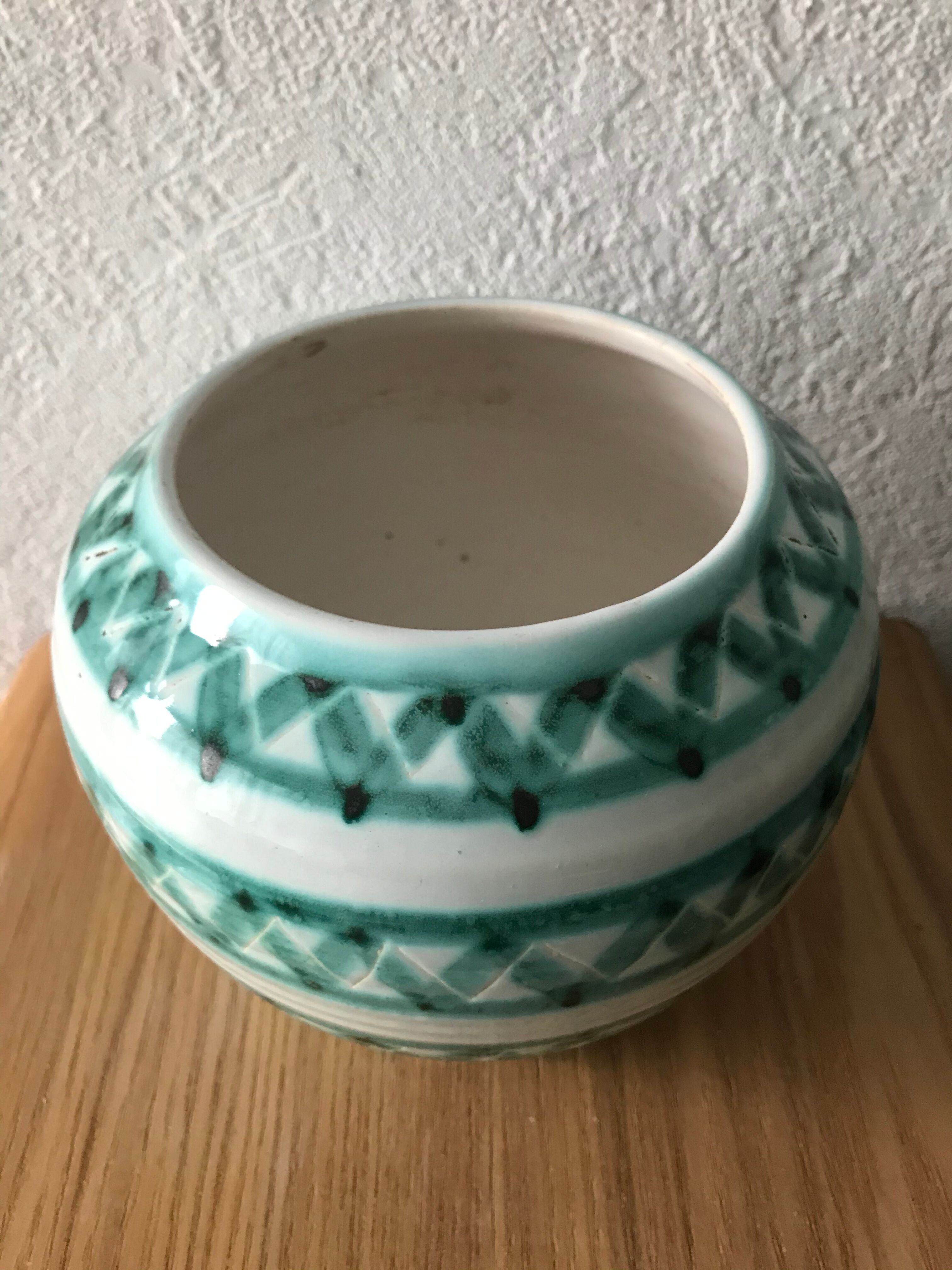 Champmol earthenware vase