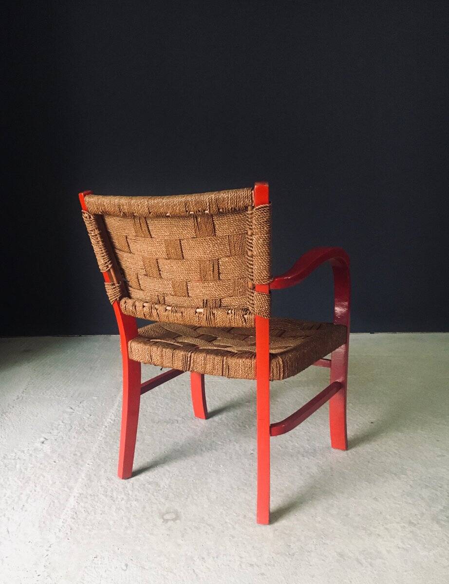 Mediterranean Armchairs, France, 1950s, Set of 2