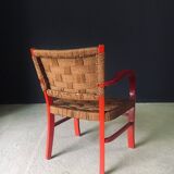 Mediterranean Armchairs, France, 1950s, Set of 2