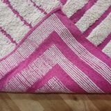 Tapis bérbere écru à motifs géométriques 250cmx150cm