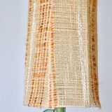 Woven shade lamp