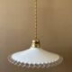 Suspension opaline ancienne