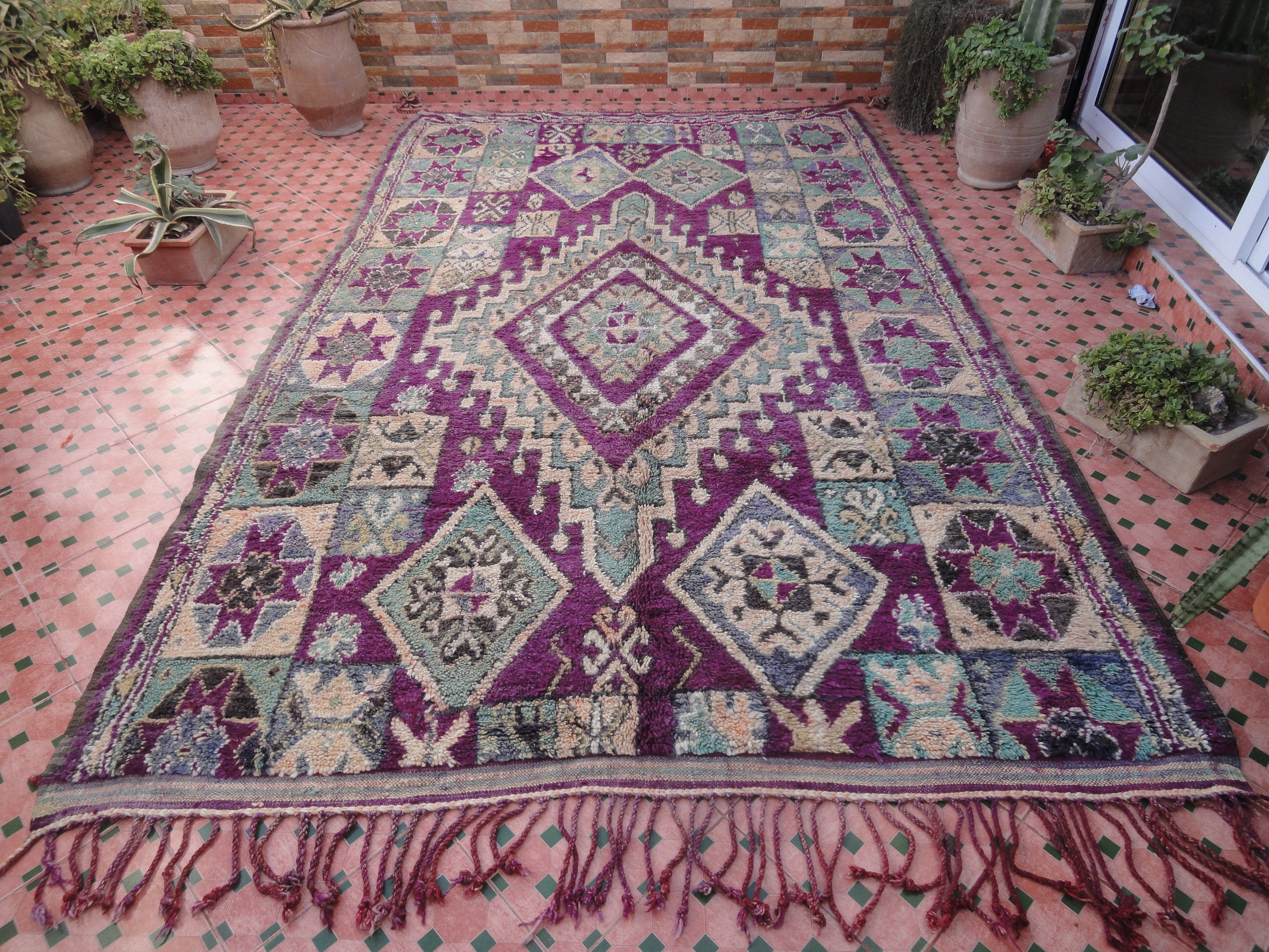 Carpet Beni me Guild vintage 344 x 218 cm