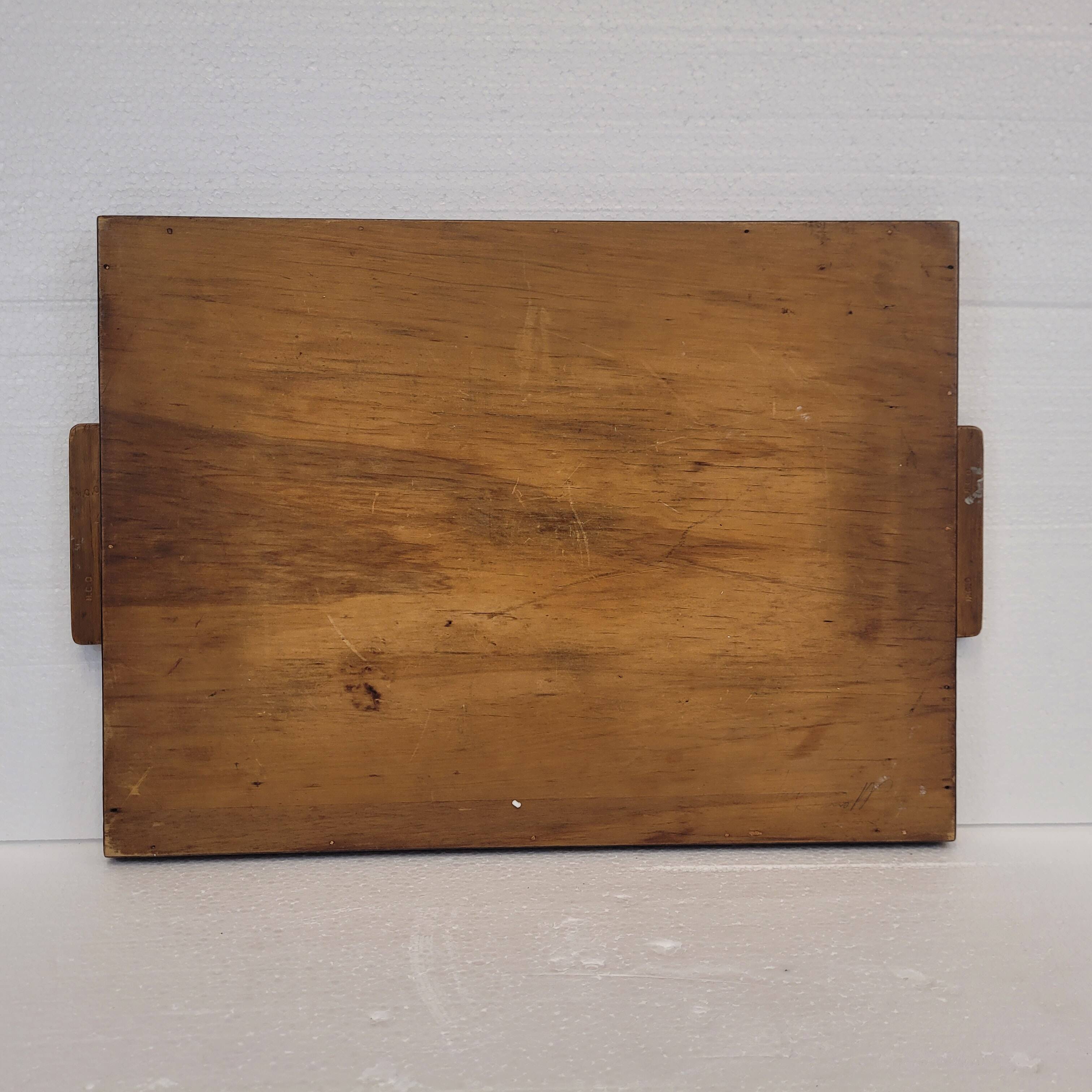 Bandeja Art Deco, Marquetería and crystal, 1950 – France