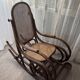 Thonet rattan rocking chair from the 1920s.