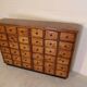 Vintage apothecary cabinet with 36 drawers 1930's