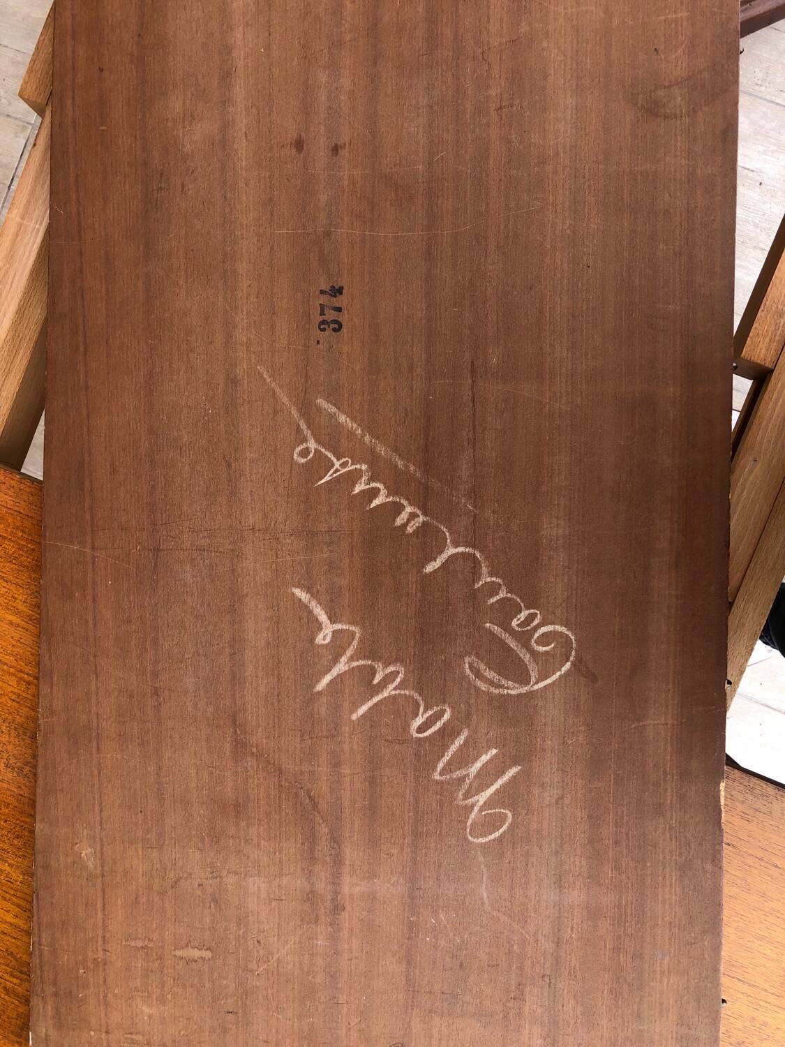 Baumann oval table in solid teak