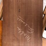 Baumann oval table in solid teak
