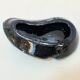 Candle holder ashtray blue fat lava glacier enamels cyclops ceramic pottery Annecy