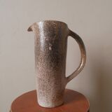 Ceramic pitcher handmade object vase with handle handmade pottery japandi
